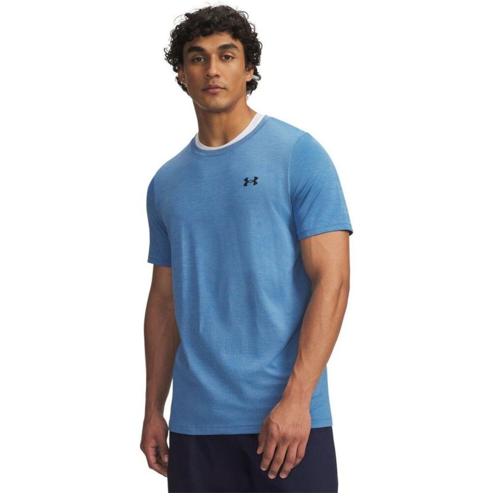 Under Armour Mens Vanish Seamless T-Shirt / Aegean Blue